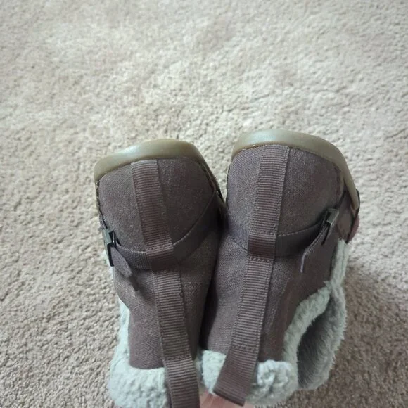 Xero Shoes Ashland Brown Womens Size 10.5 Pull On Faux Fur Barefoot Boots - Picture 9 of 14